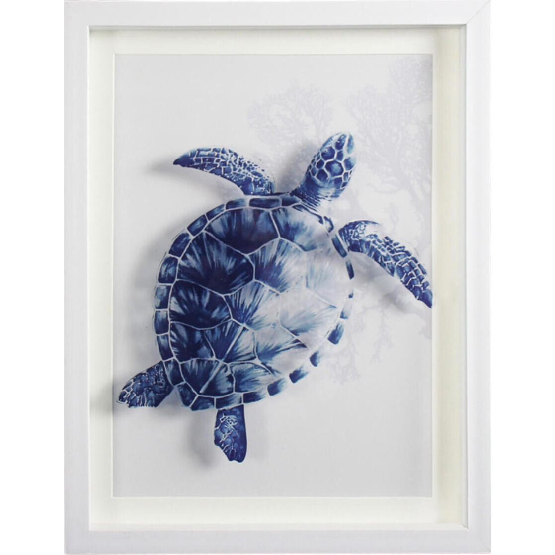 Framed Turtle Navy