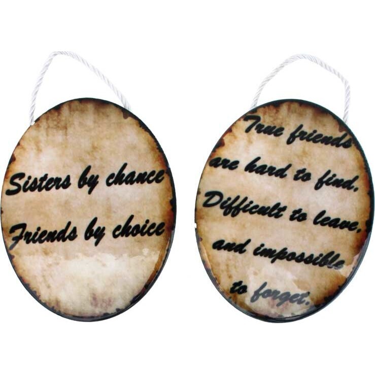 Hanging Oval - Friends - set 2