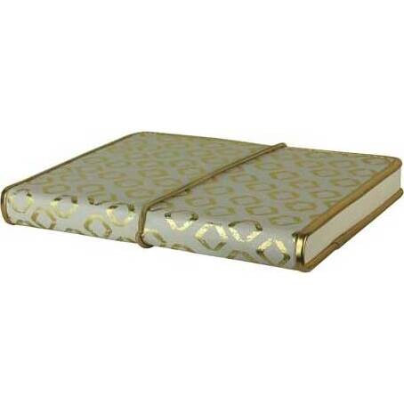  Leather Notebook Gold Diamond Large