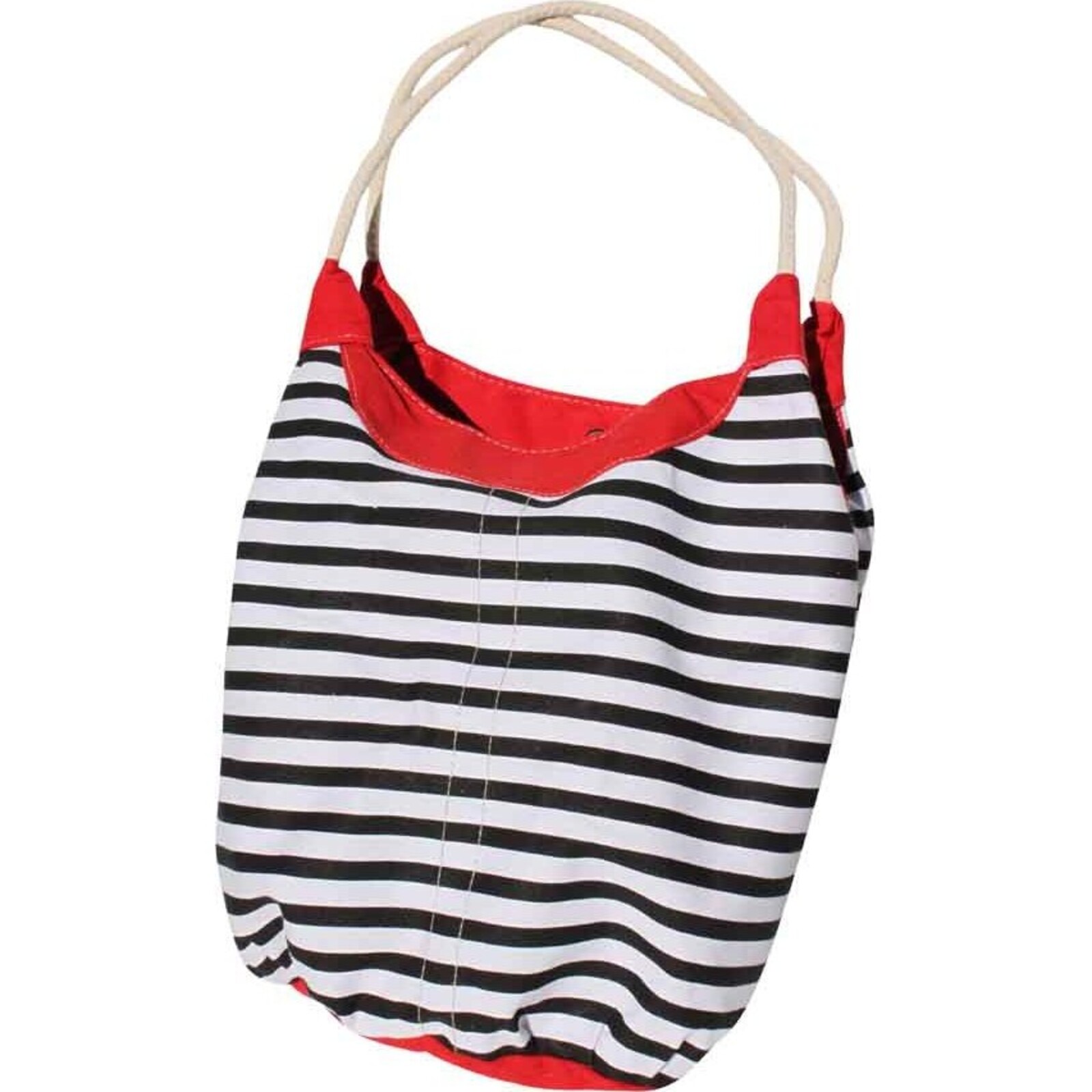 Casual Bag - Black Stripe Red