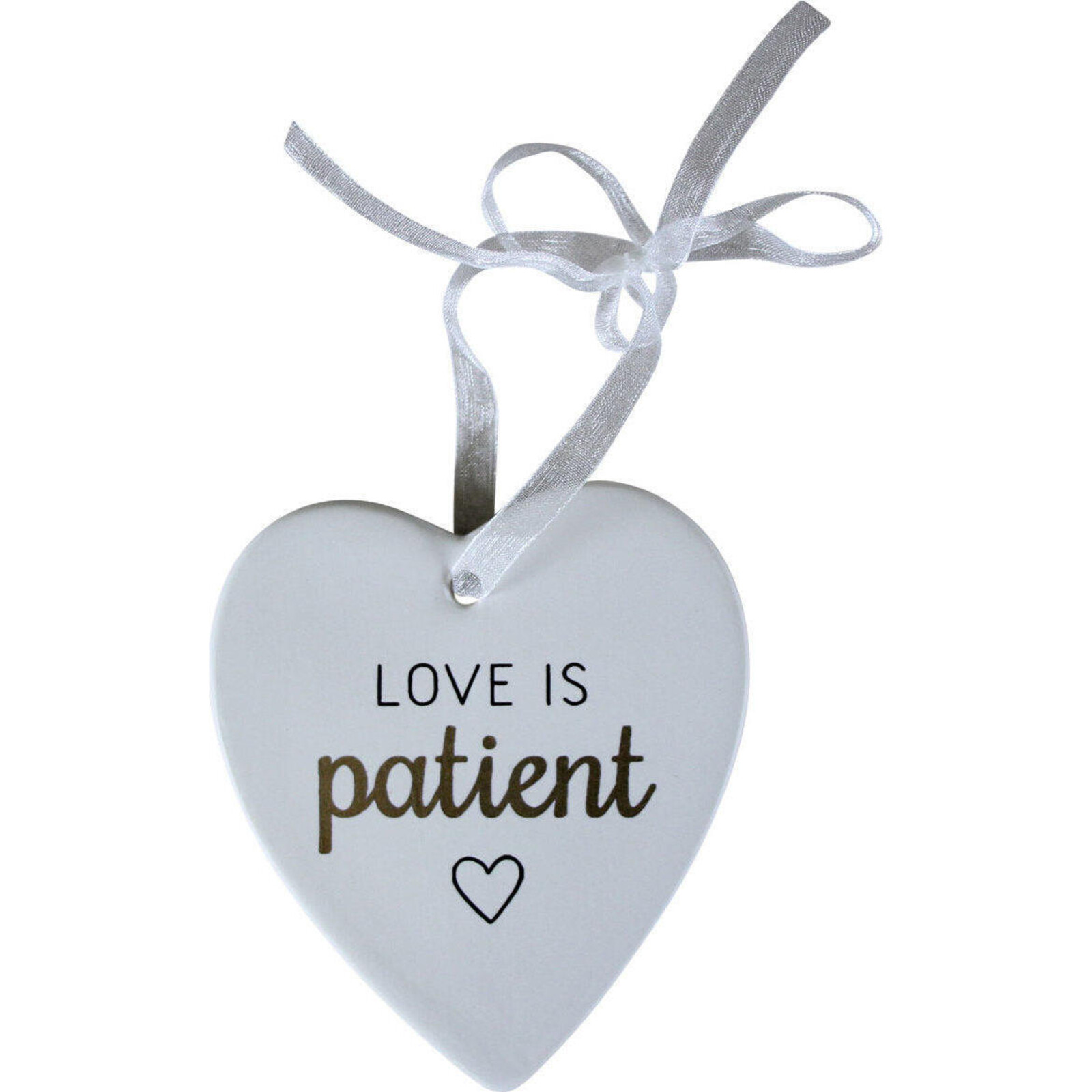 Hanging Heart Love is patient