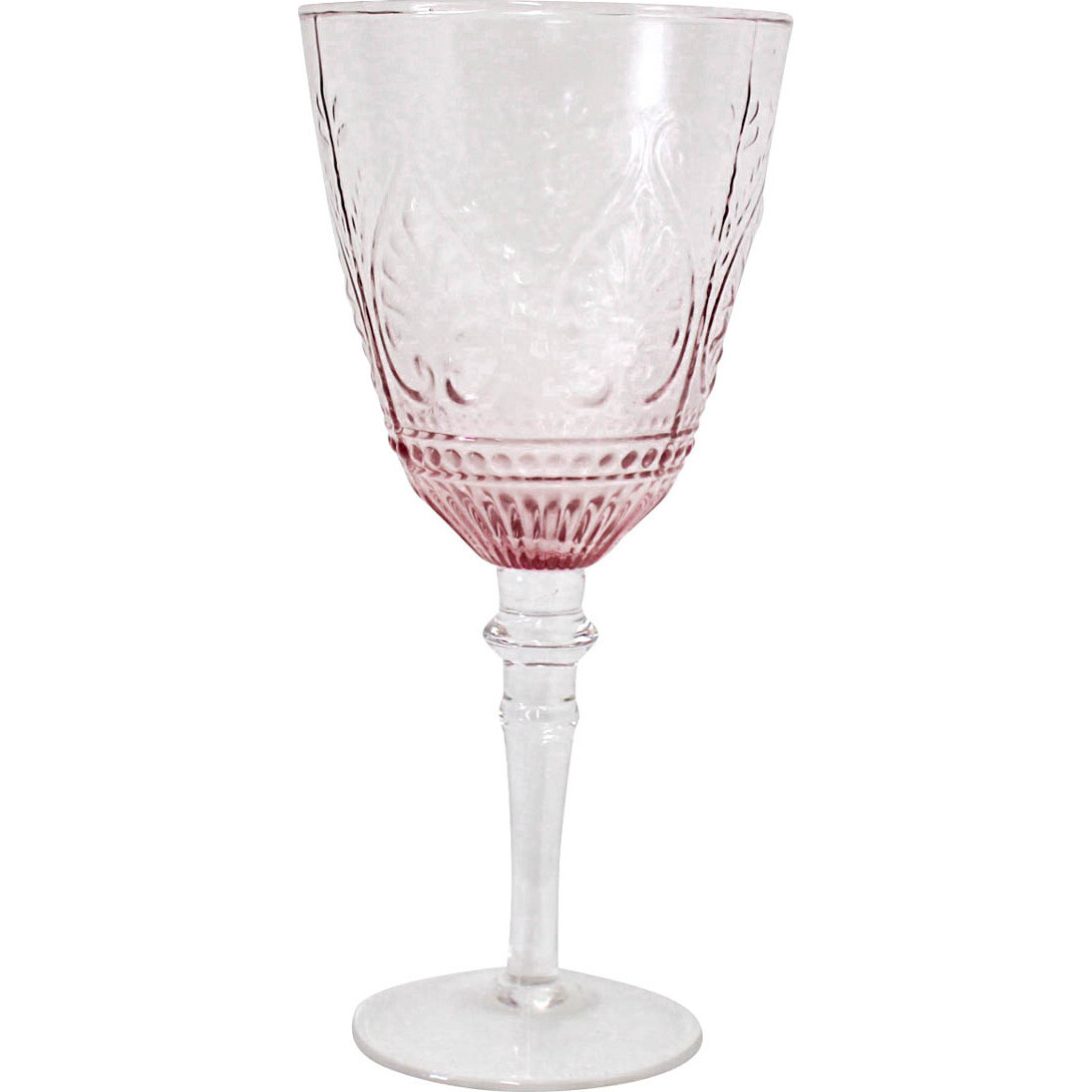 Wine Glass Carribean Pink