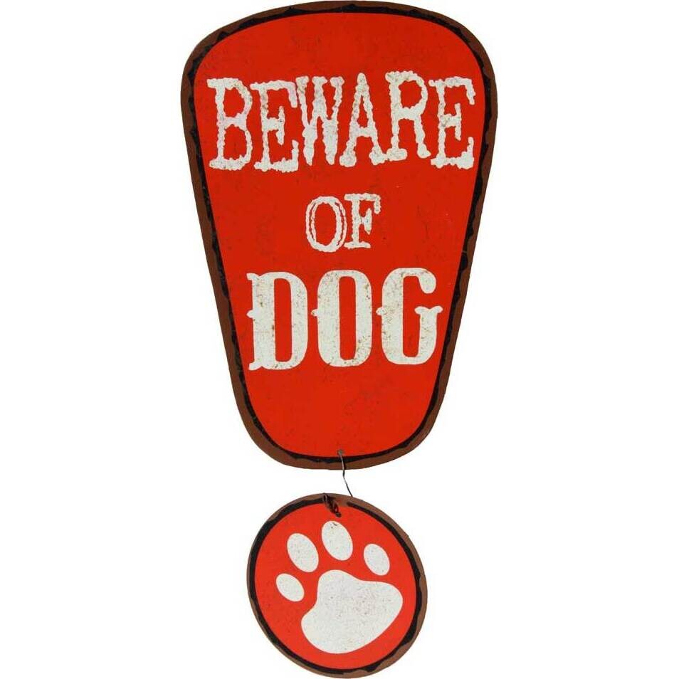 Sign Beware of Dog