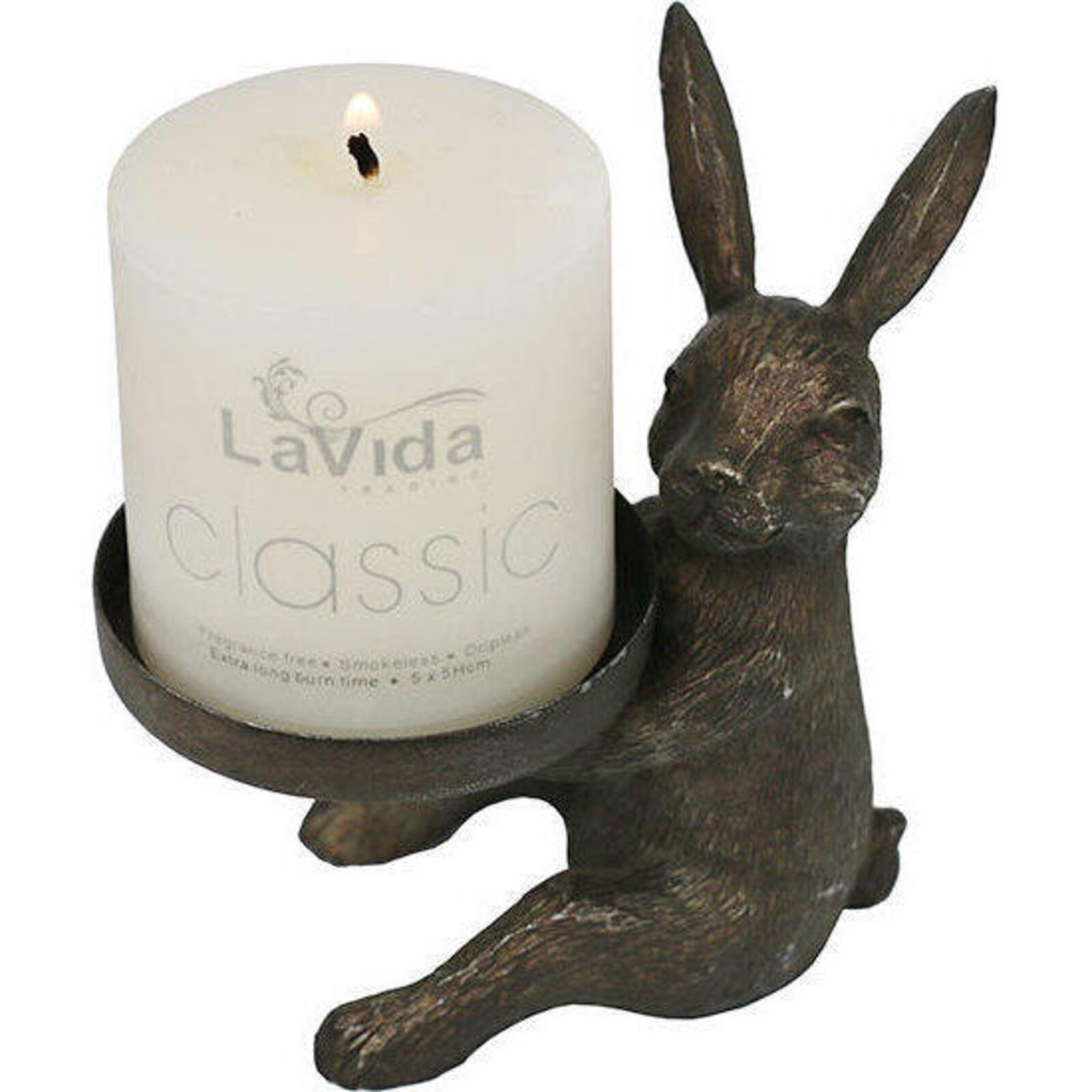 Candleholder Sitting Rabbit