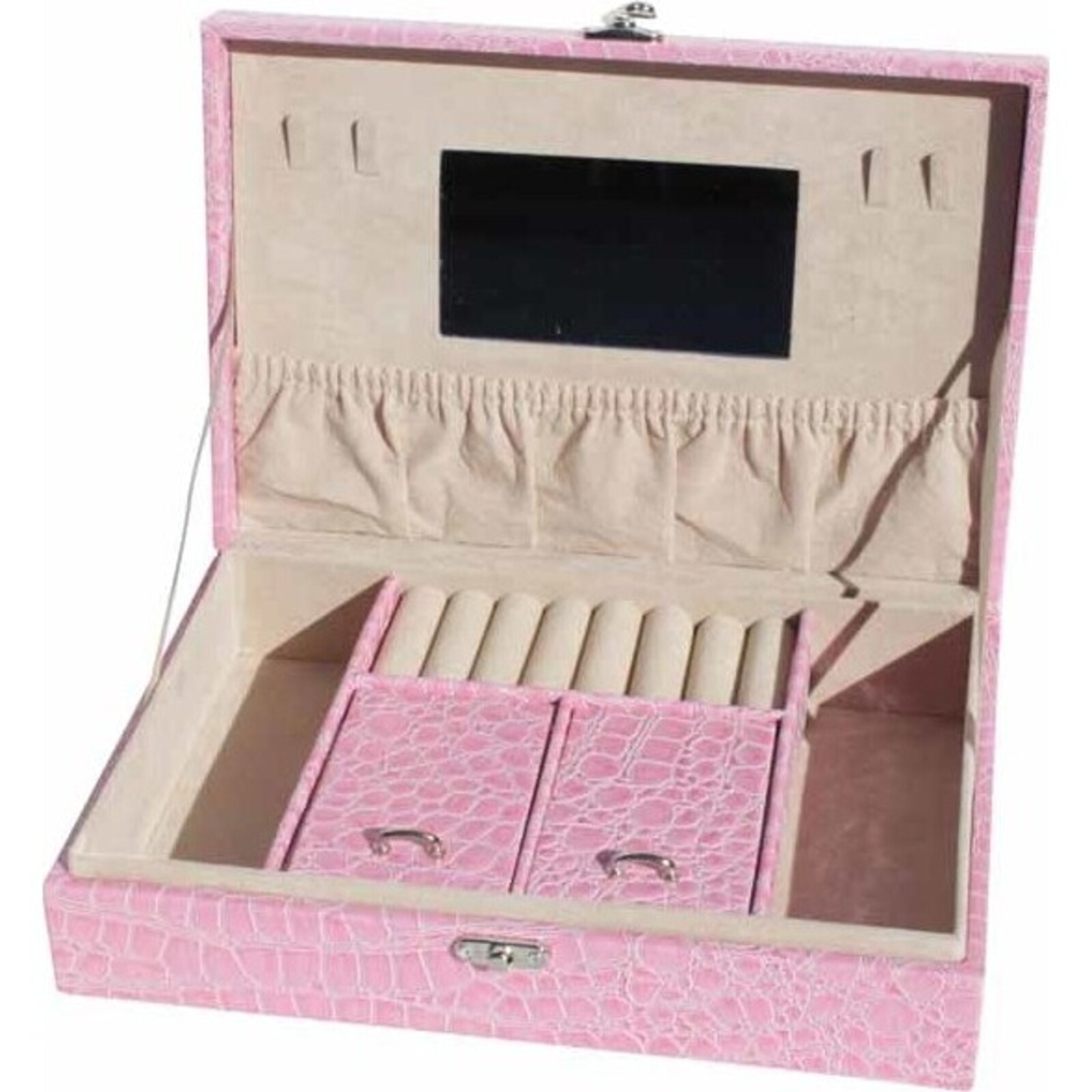 Jewellery Box - Pink Ali Rect