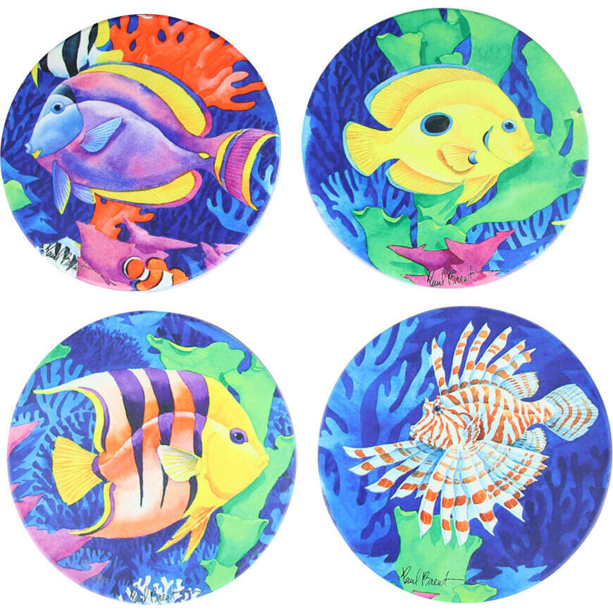 Coaster Tropical Fish S/4