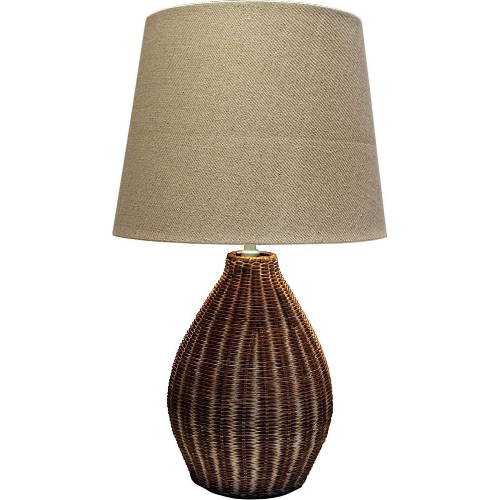 Table Lamp - Bulb Rattan