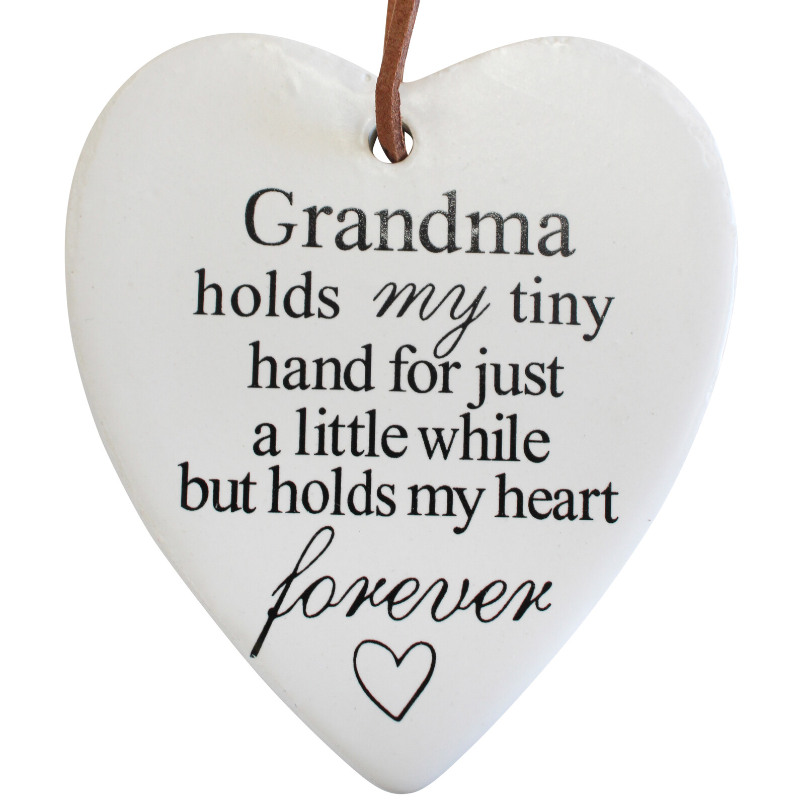 Hanging Heart Grandma Holds