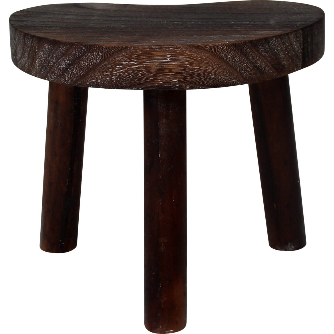 Wood Organic Shape Stool