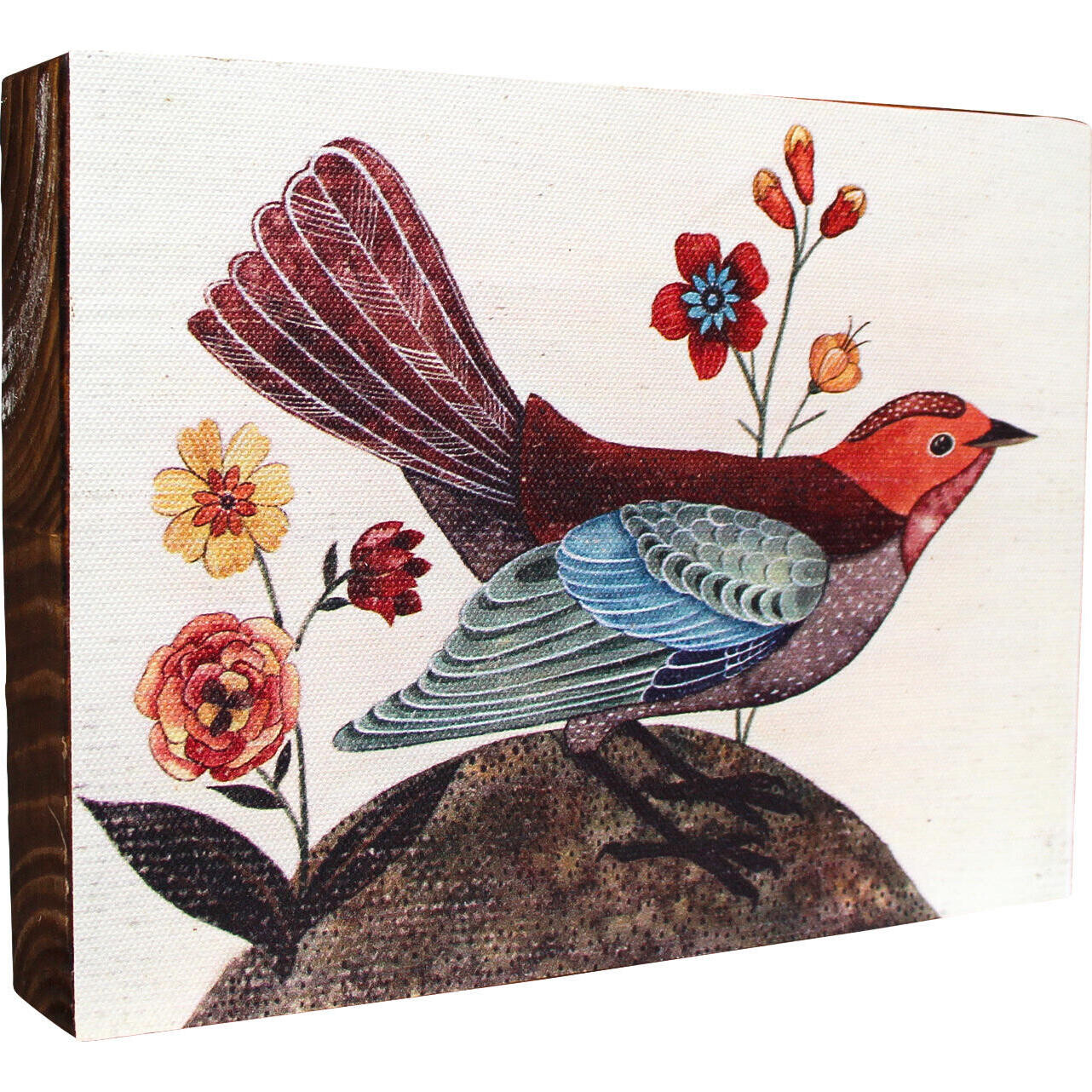 Wall Plaque Vintage Bird 1