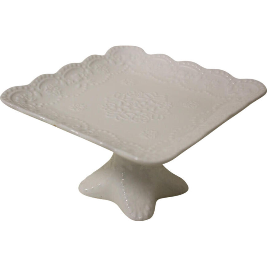 Standing Plate Scallop Square