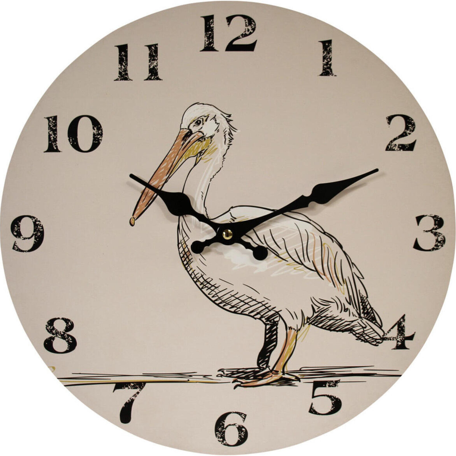 Clock Pelican 34cm