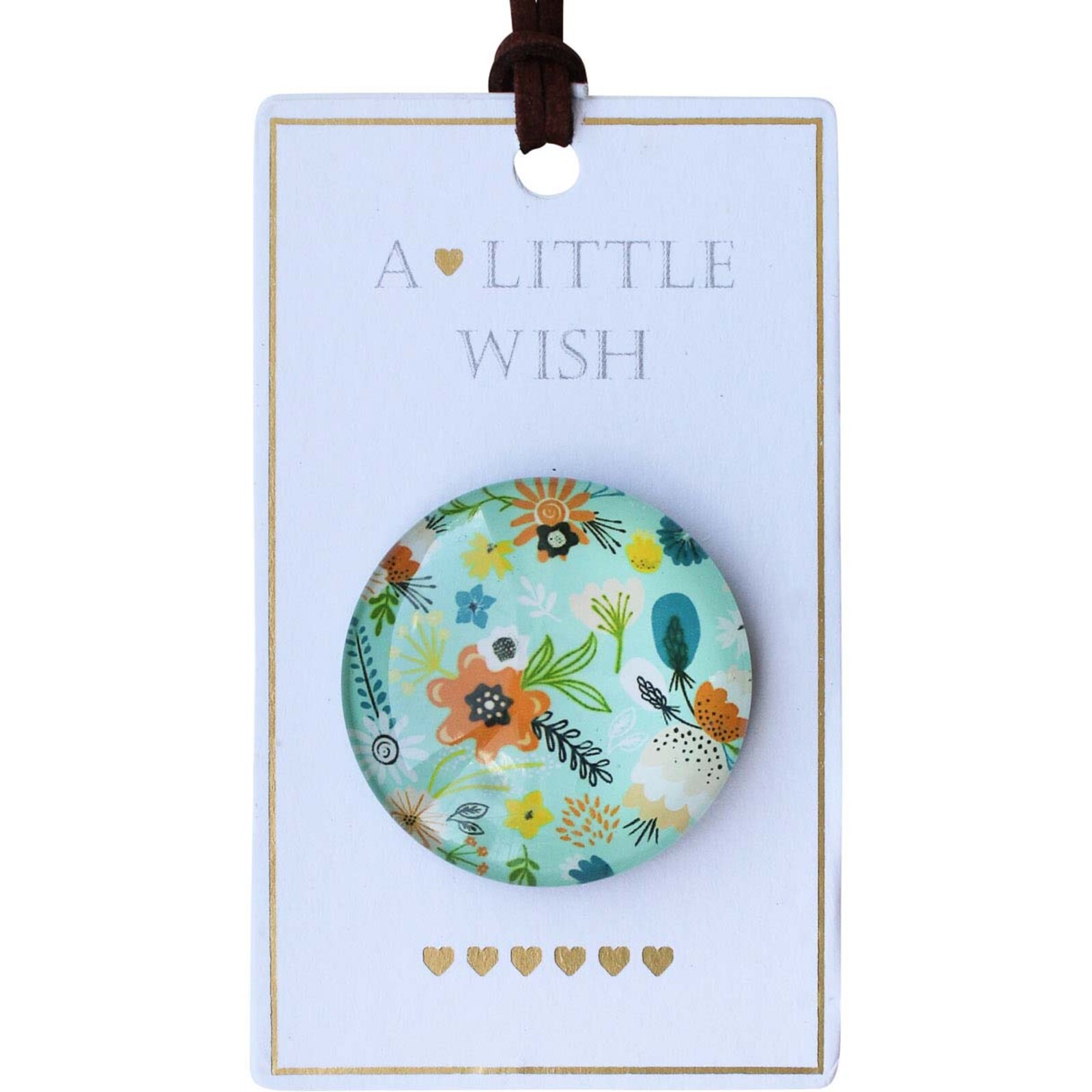 Gift Magnet A Little Wish Floral