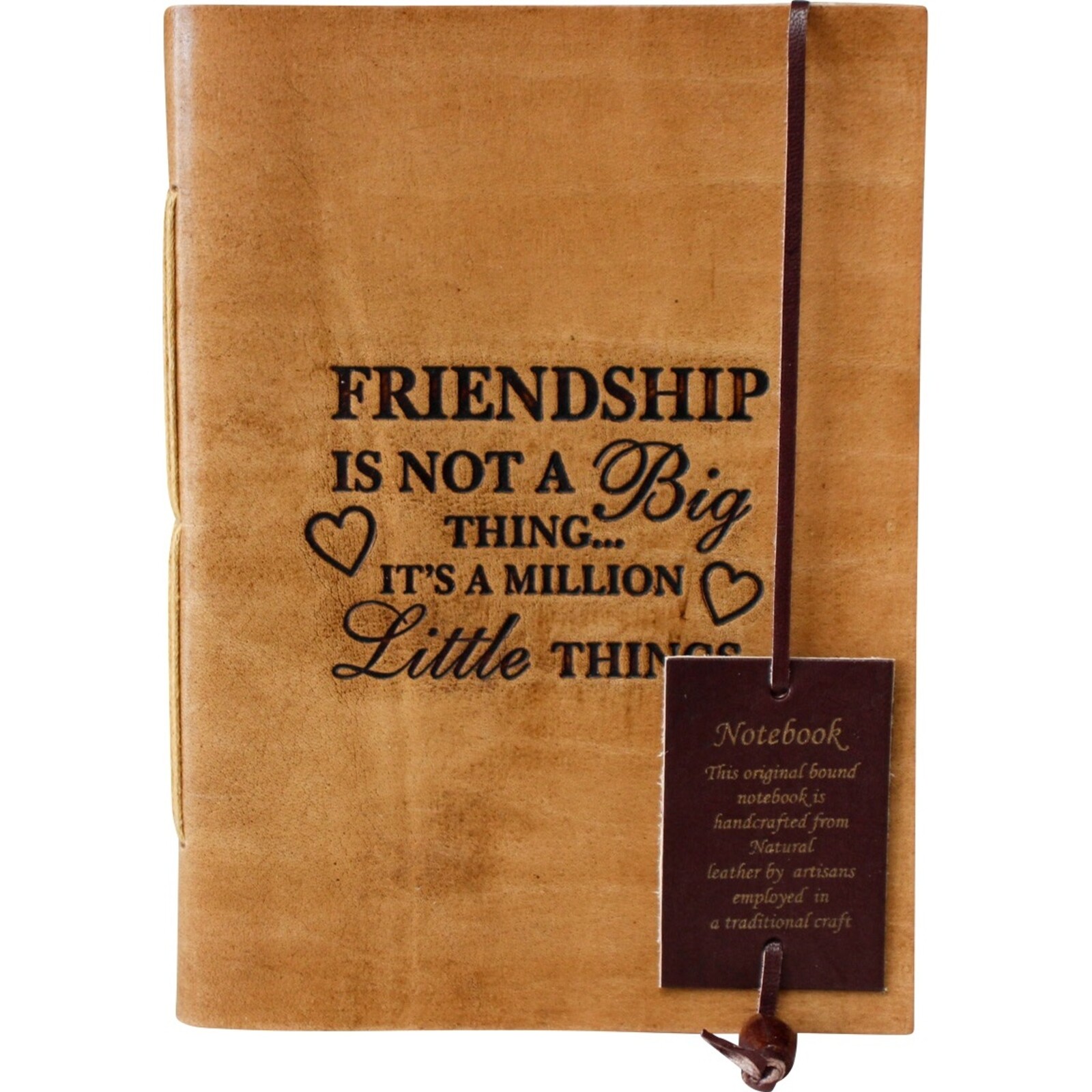 Leather Notebook Friendship