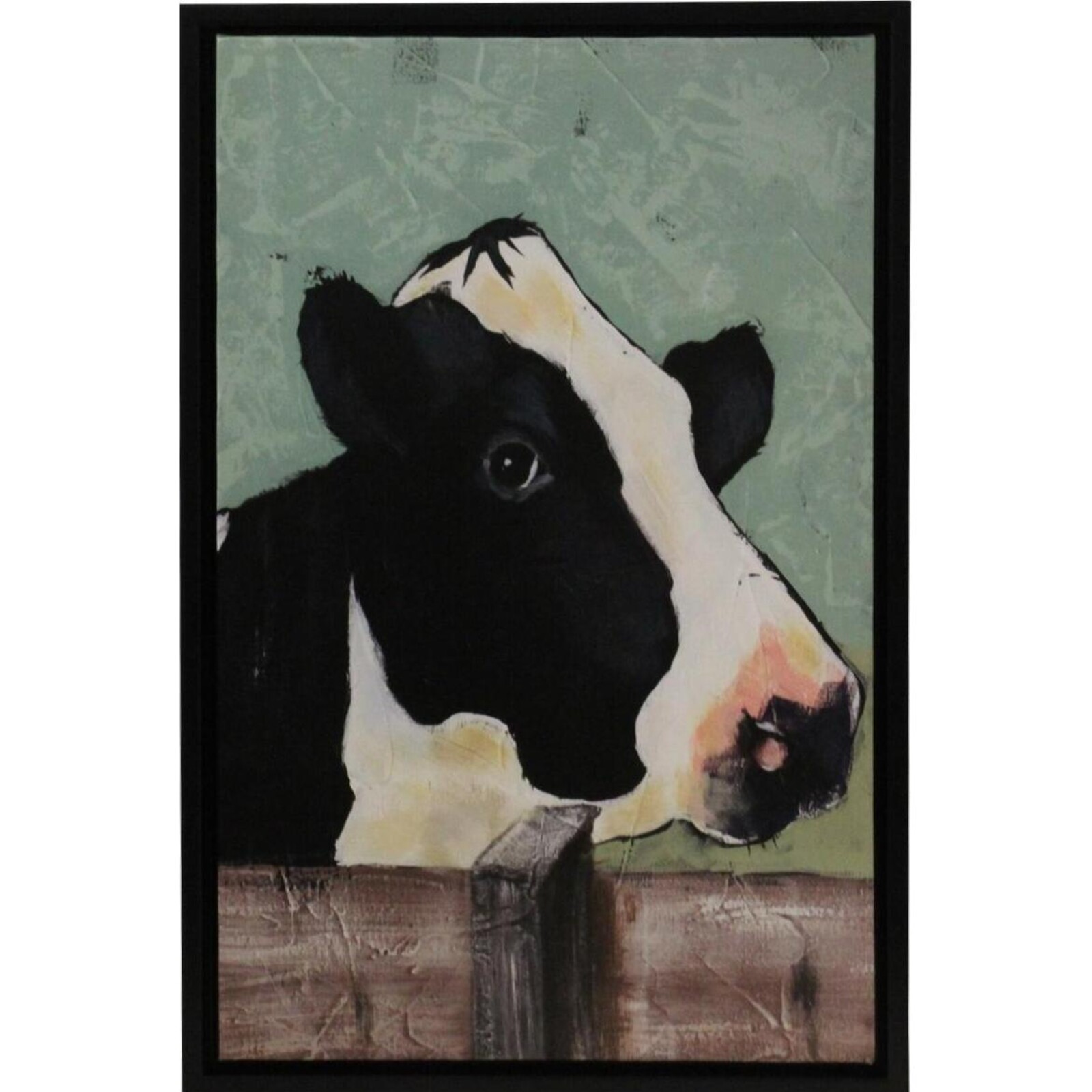 Canvas Nosy Neighbour Cow 1