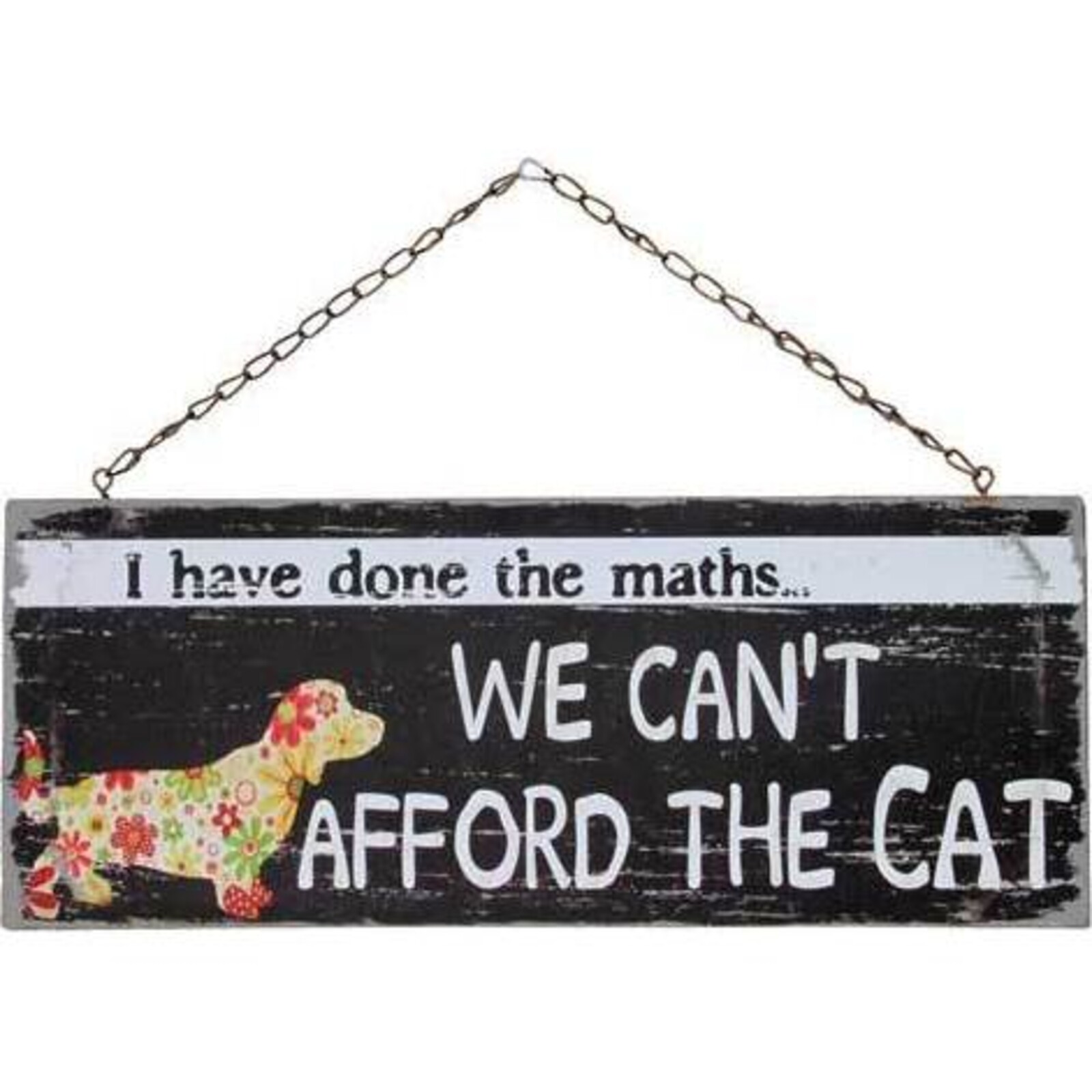 Sign Done the Math Cat