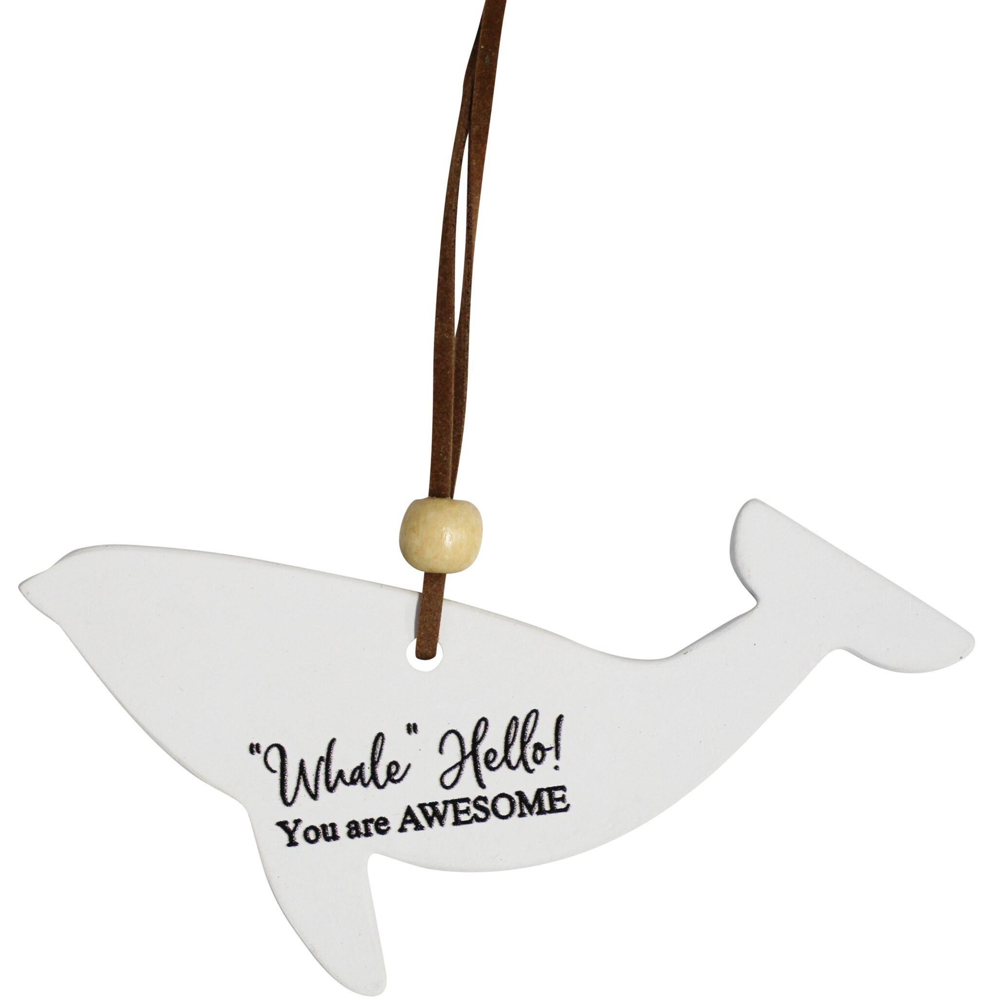 Gift Tag Whale Hello