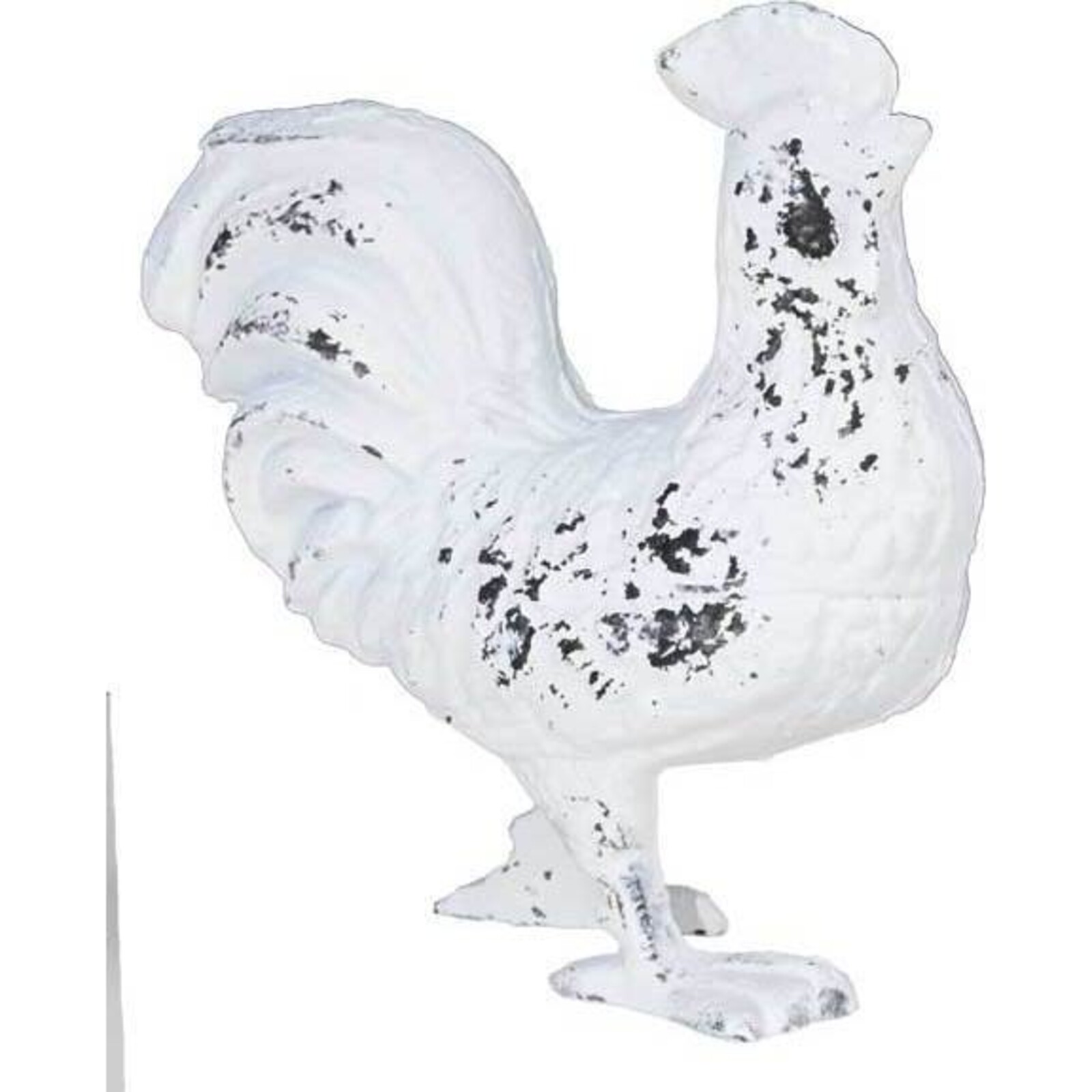Standing Rooster - Rustic Wh