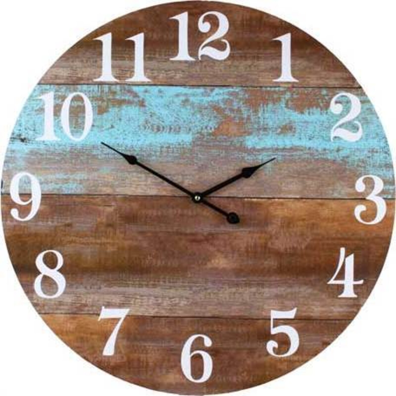 Clock One Teal Board 58cm