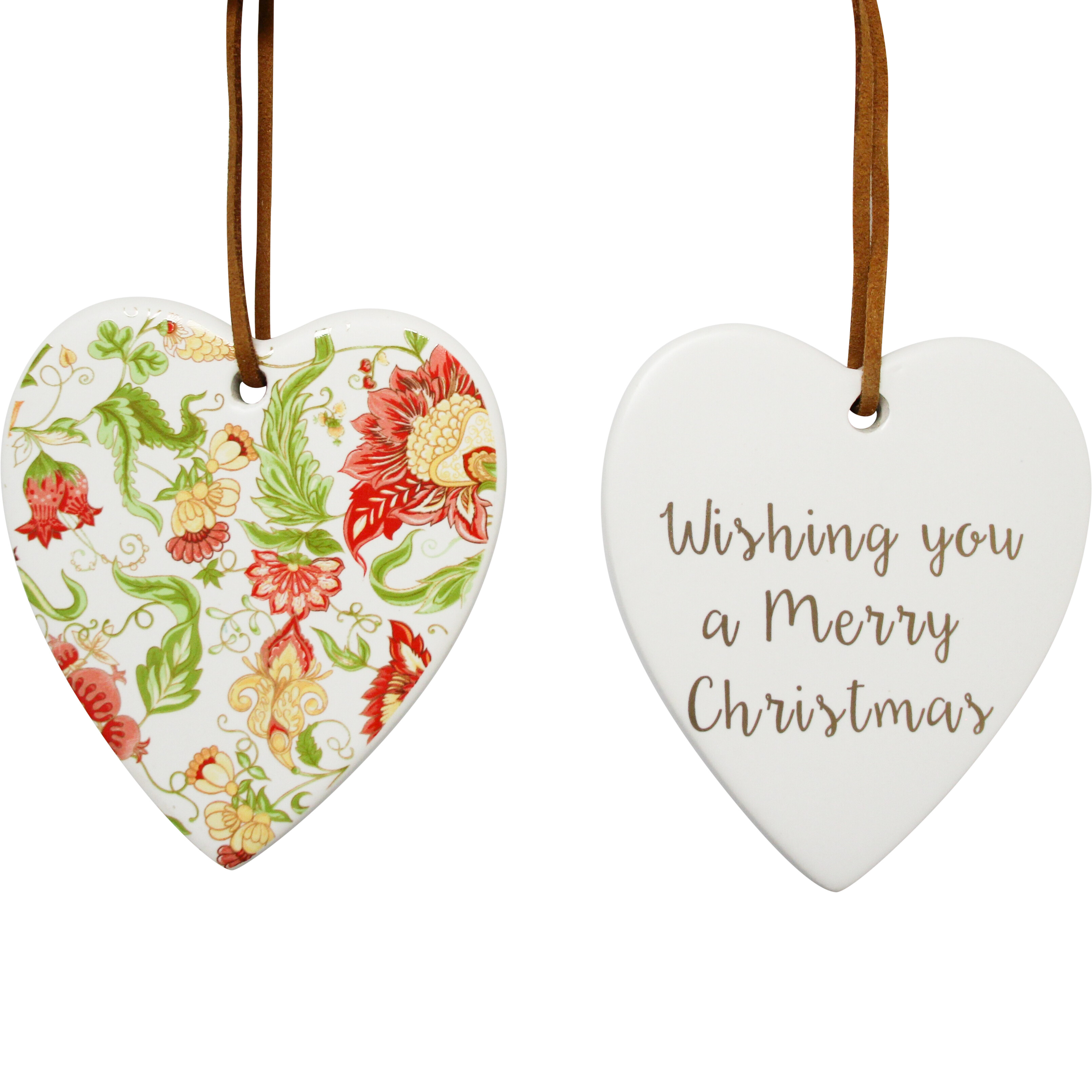 Hanging Heart Christmas Vintage