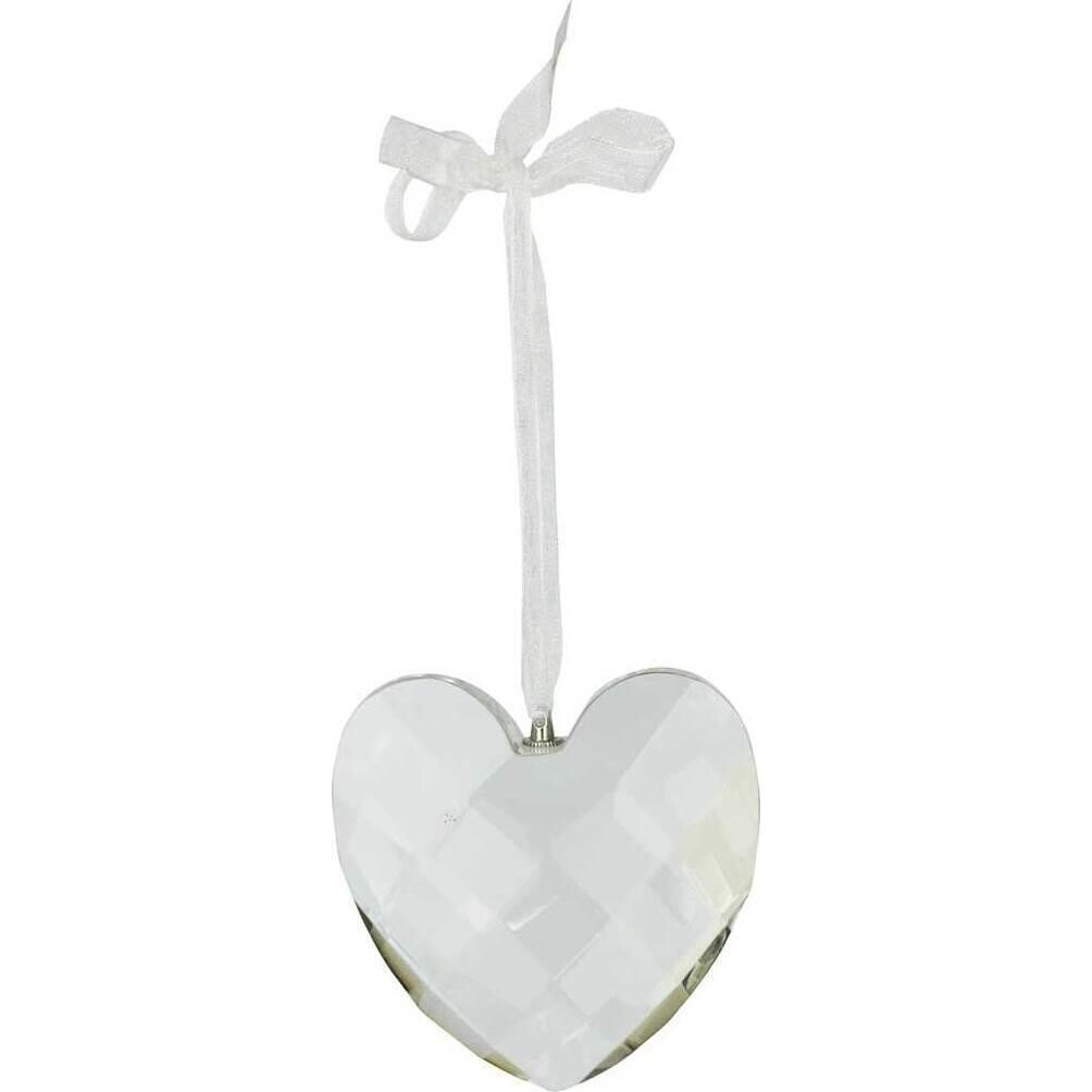 Hanging Heart Cristal Cut Sm