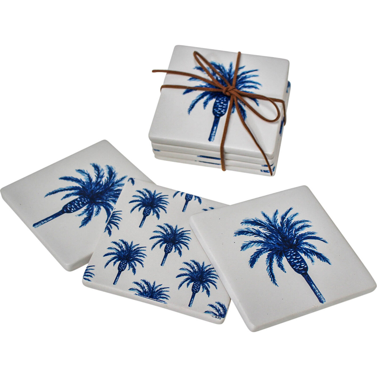 Coasters Date Palm S/4