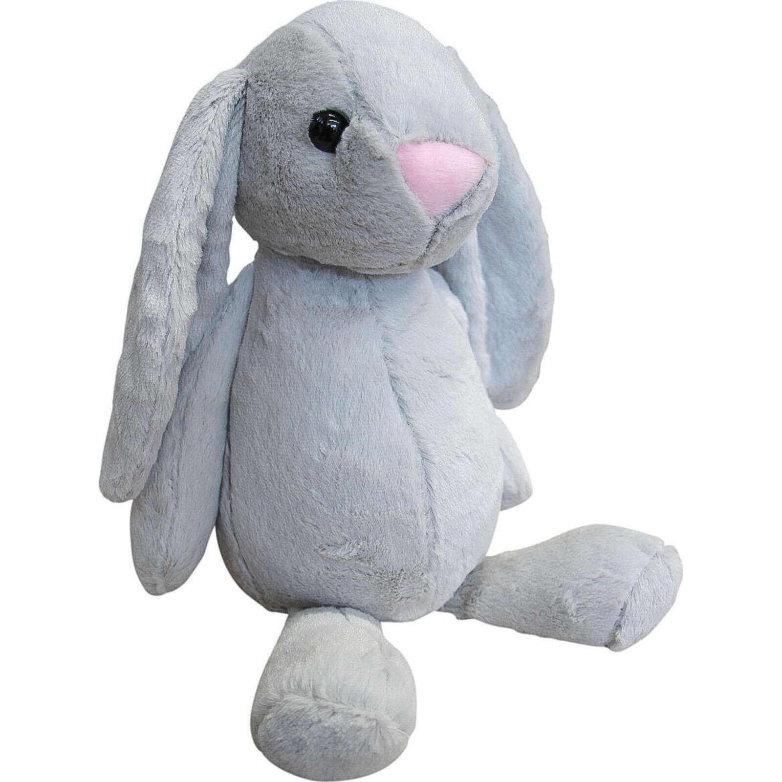 Plush Rabbit Lrg Grey