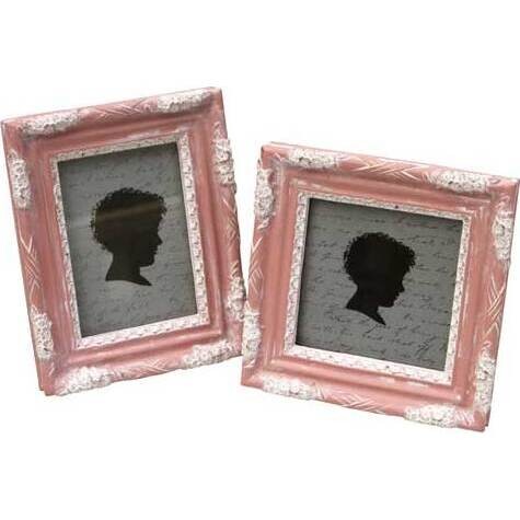 Frame Pink Ribbon Rect