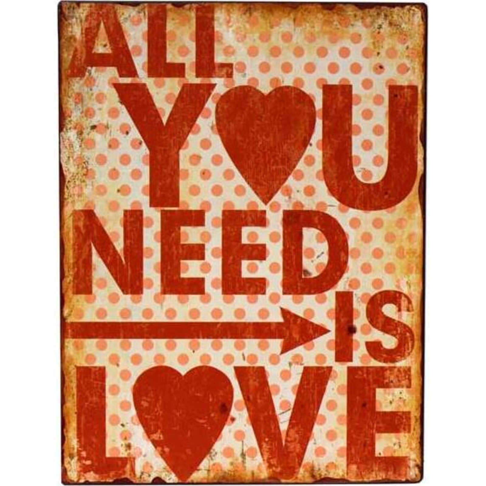 Tin Sign All you Need