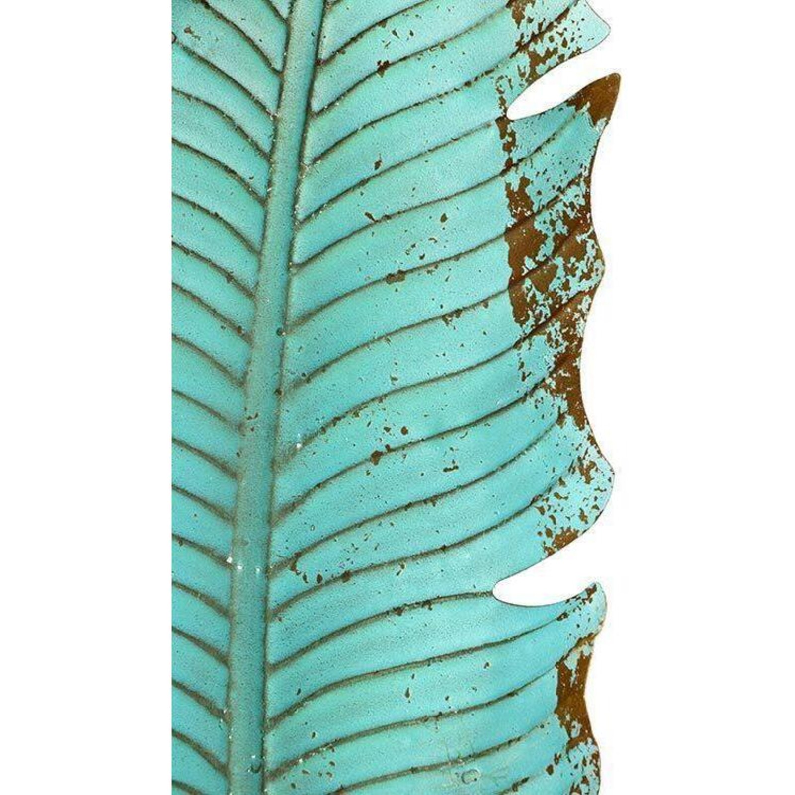 Wall Decor Feather Teal Large 