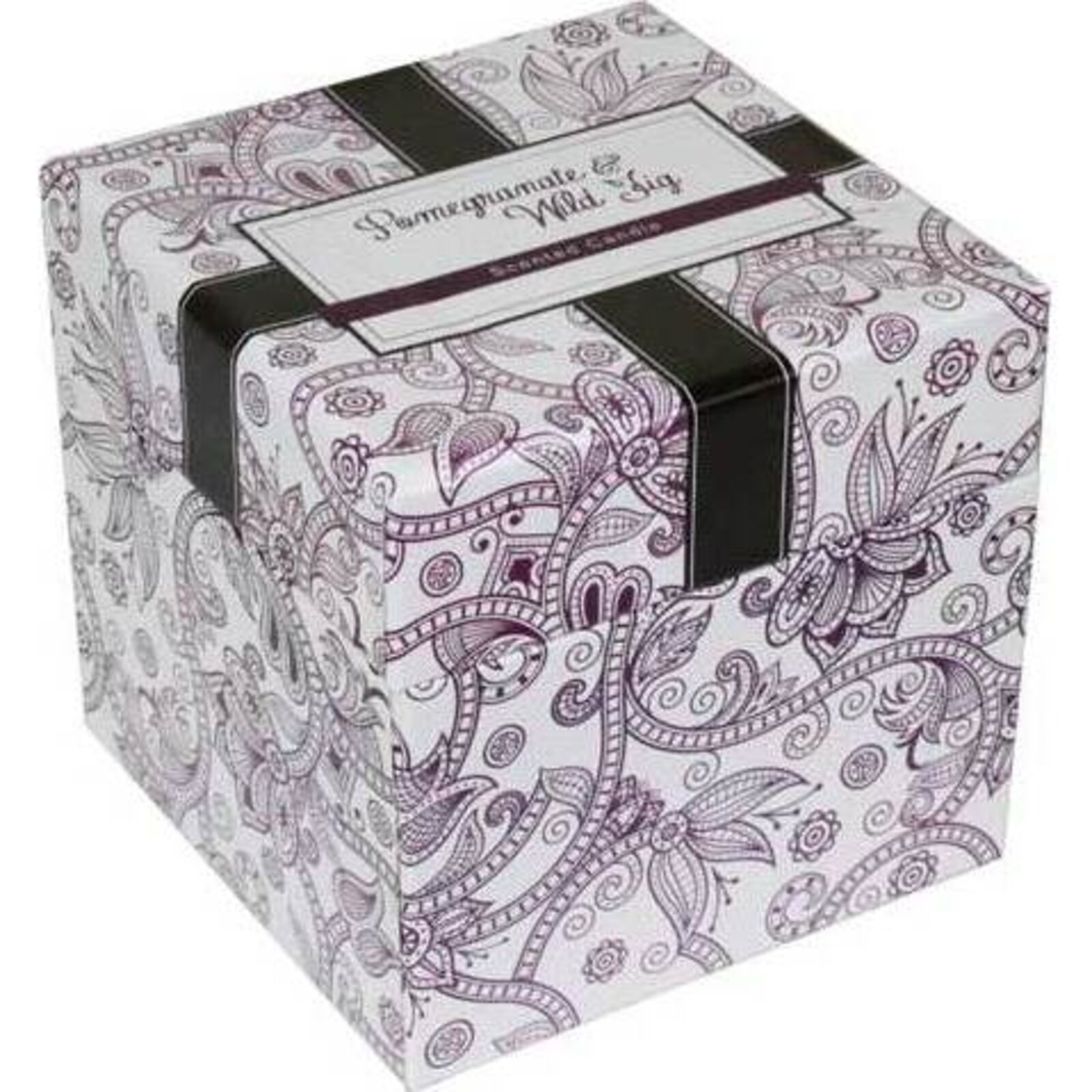 Pomegranate & Wild Fig Boxed Candle - 7.5cm