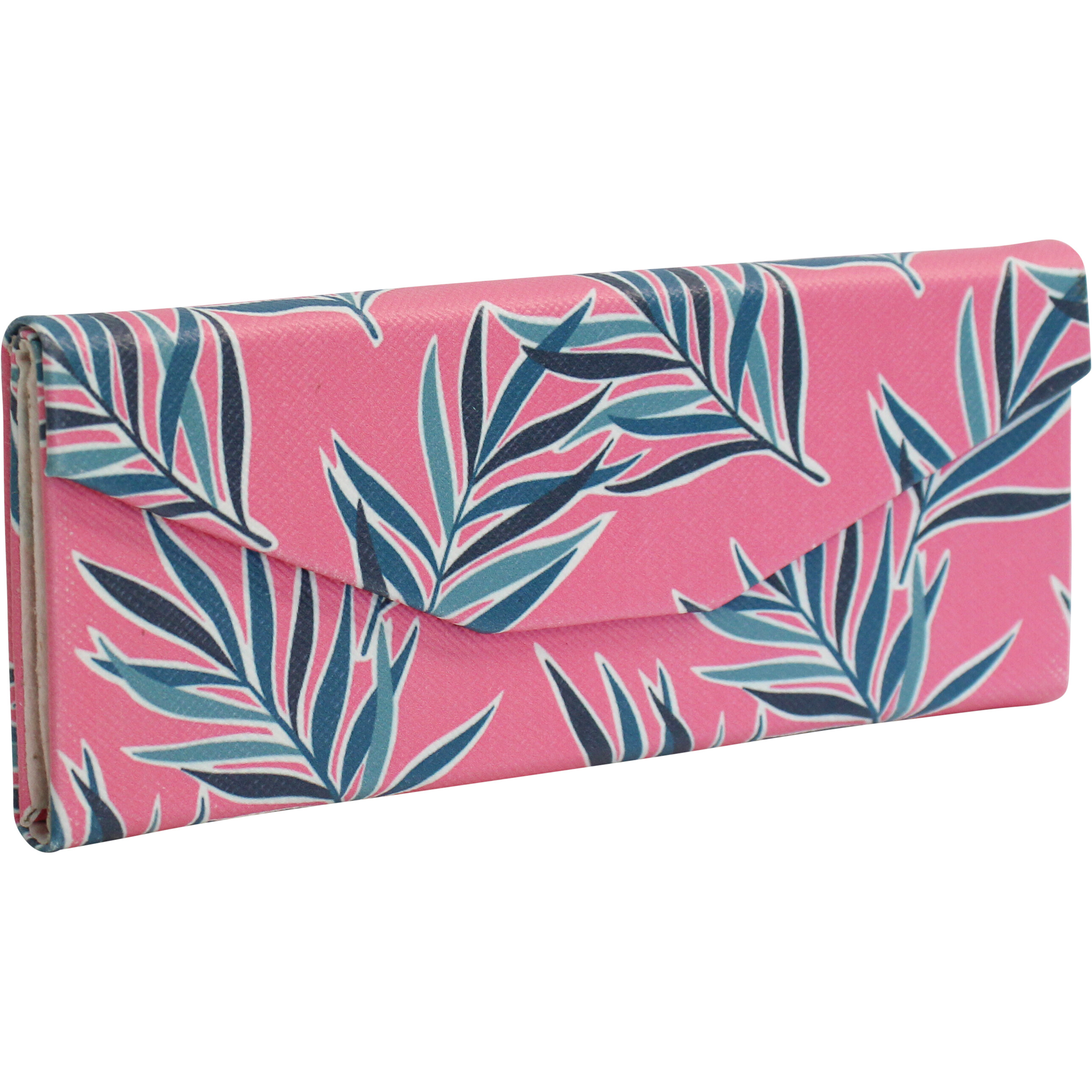 Glasses Case Pink Ferns