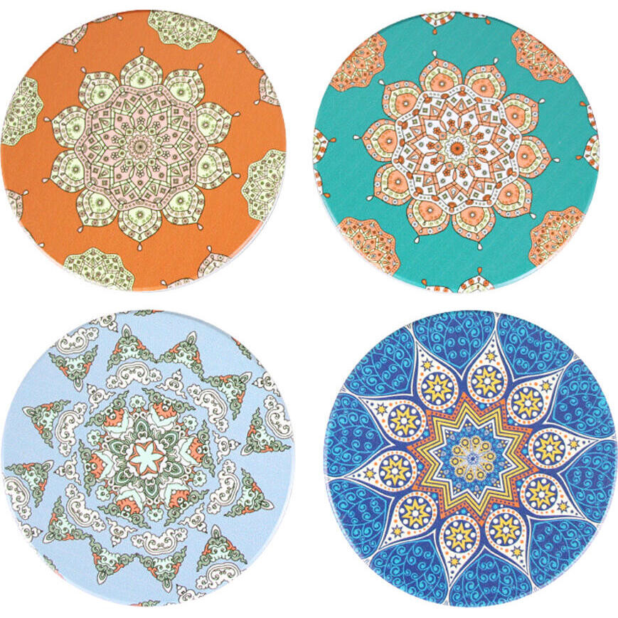 Coaster Dark Mandala  S/4