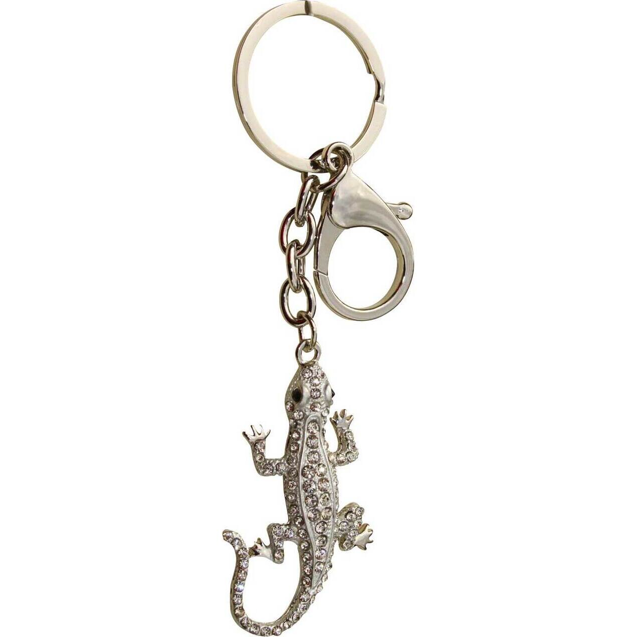 Keyring Diamonte Lizard