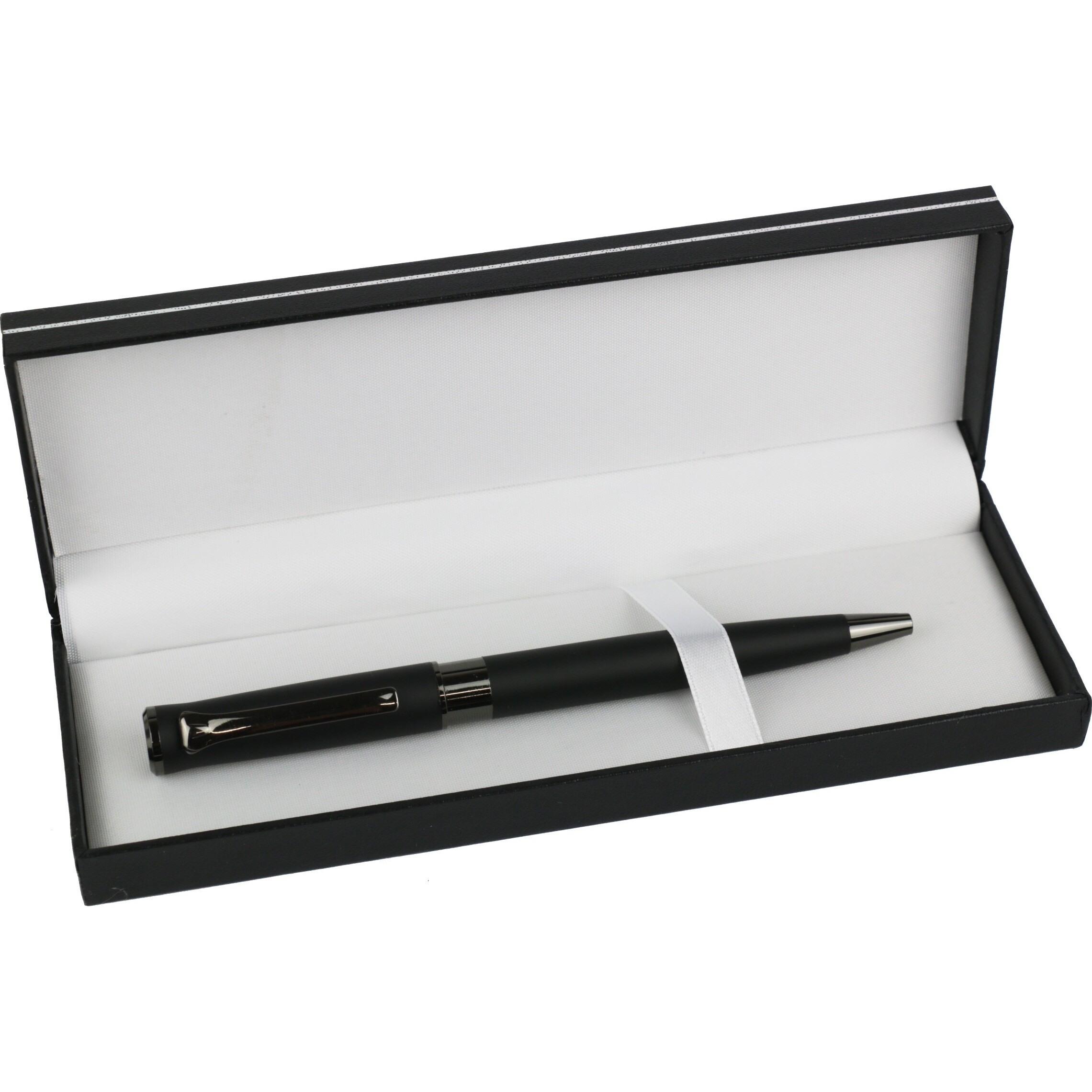 Pen Black Matte Silver