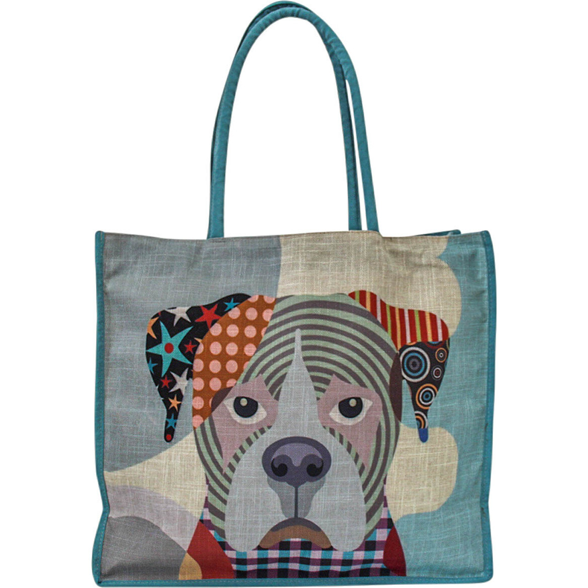 Tote Abstract Dog