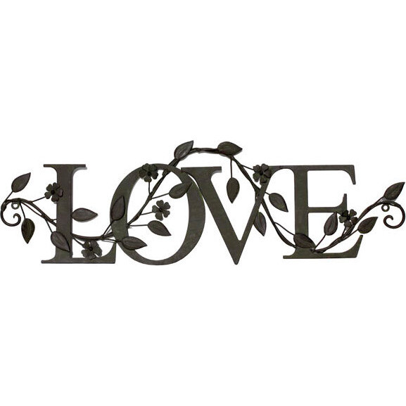 Wall Decor - Love Leaf Dark