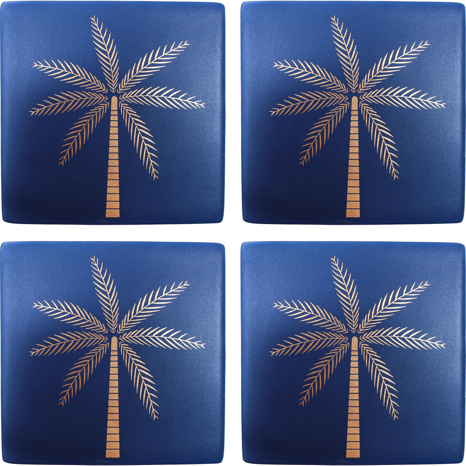 Coasters Navy Palm S/4