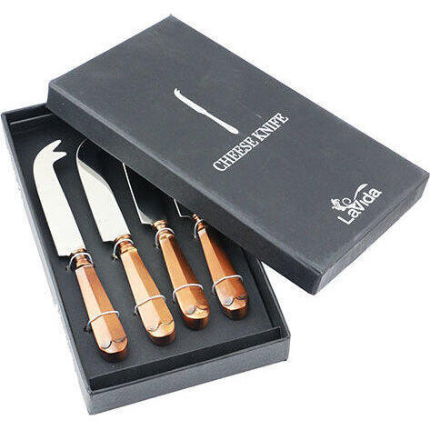 Cheese Kniife Kupfer Set/4