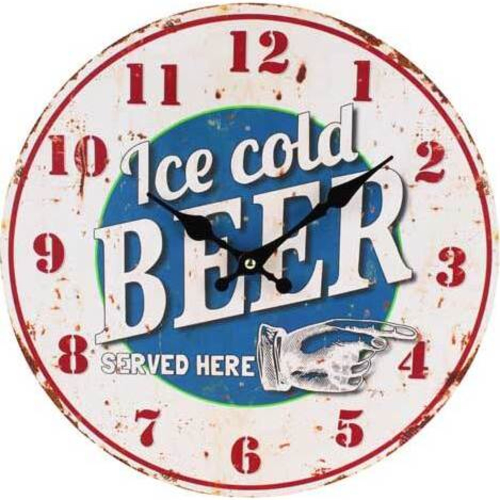 Clock Cold Beer 