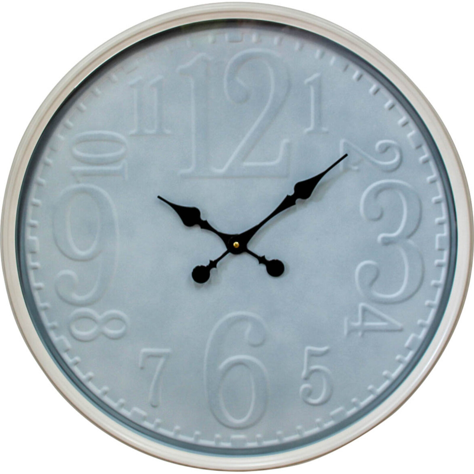  Metal Clock Mixed Numbers White