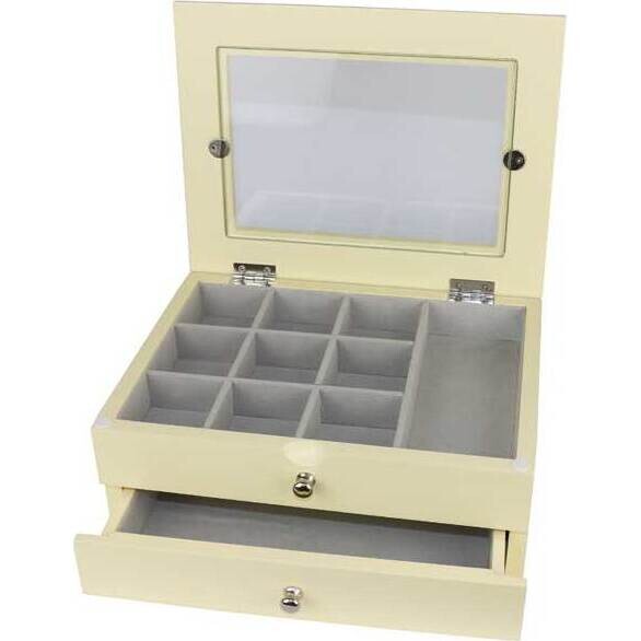 Jewellery Box Sml French Cream