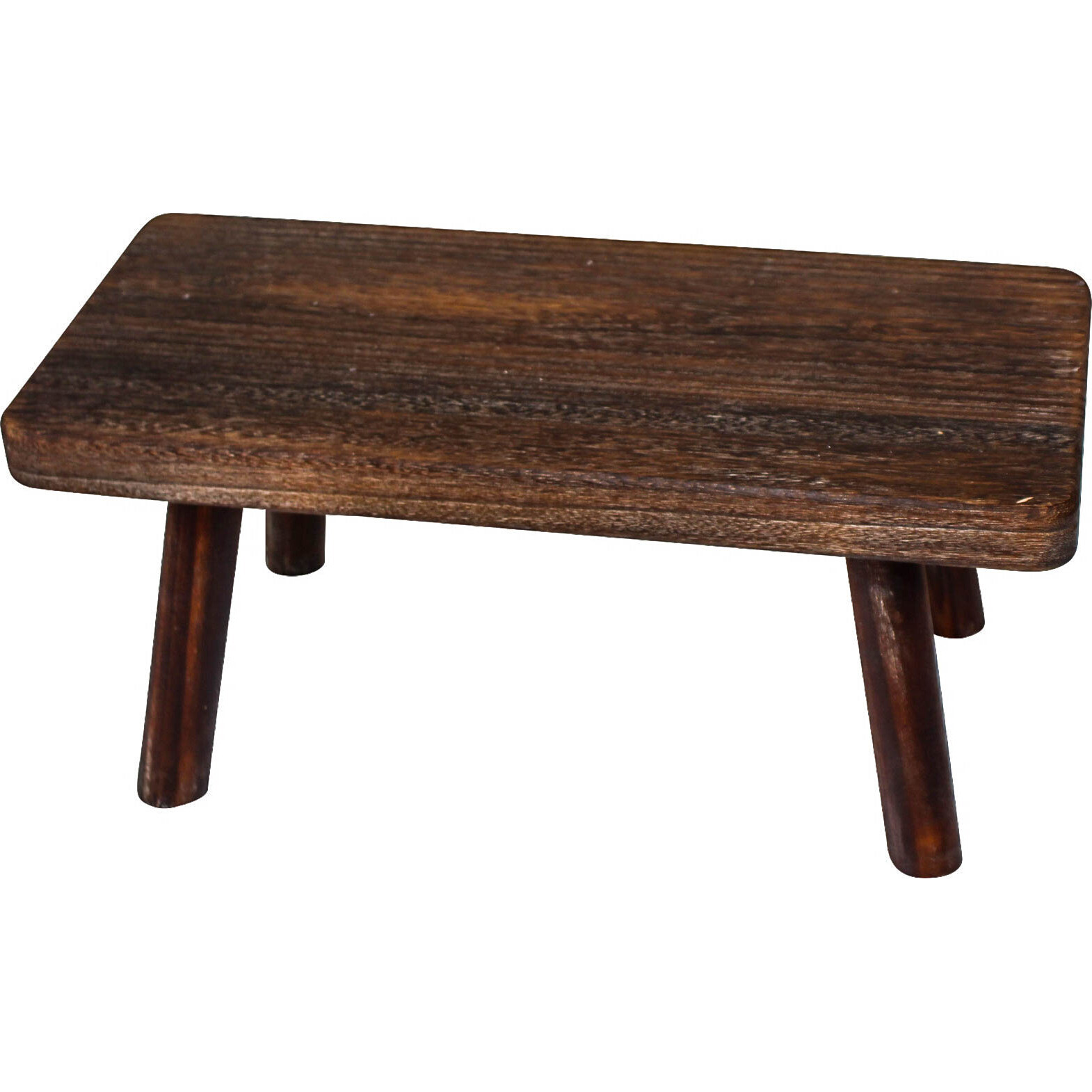 Wood Long Stool Lrg