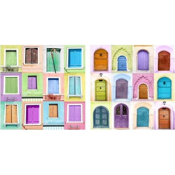 Canvas - Colour Block Doors - set 2