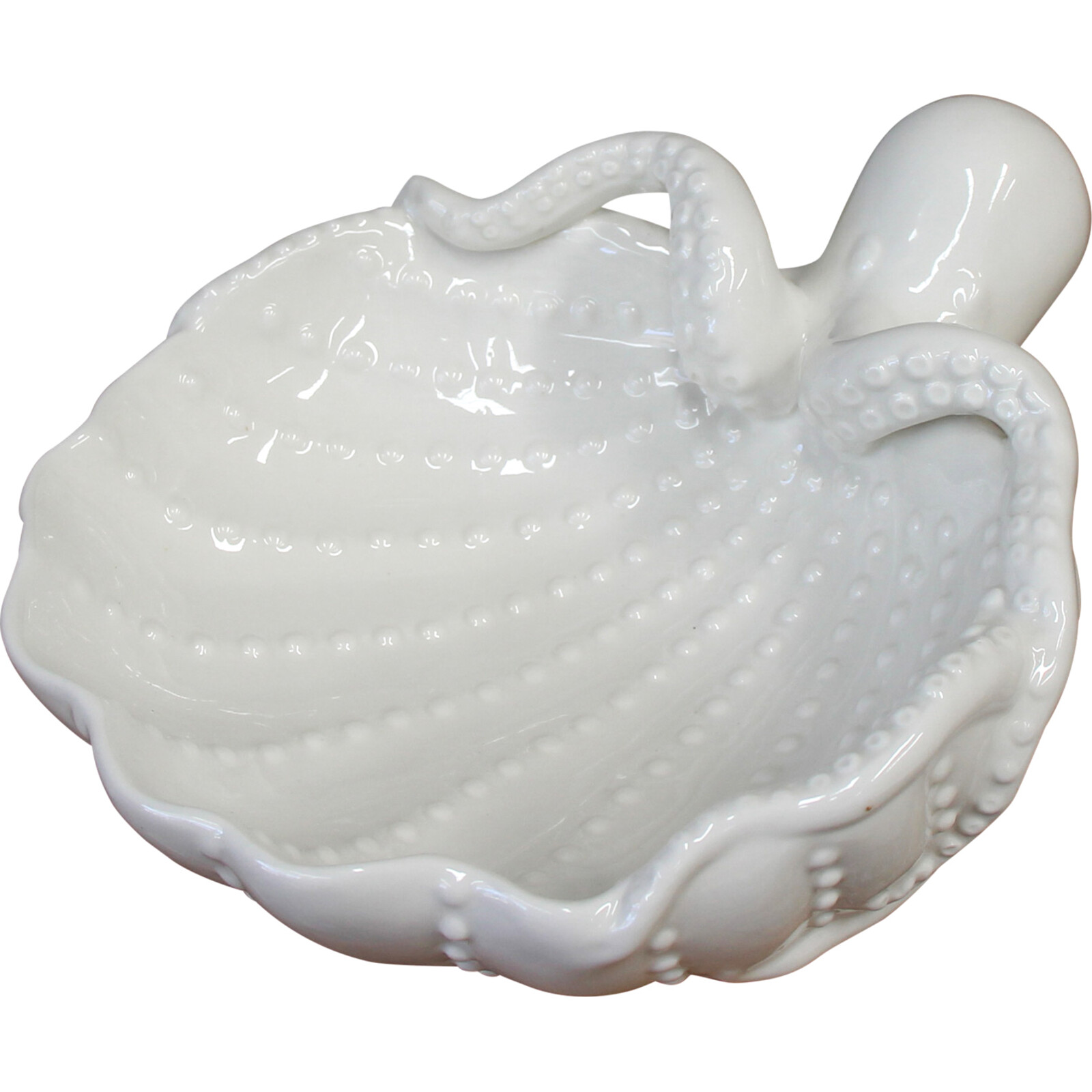 Octopus Plate White