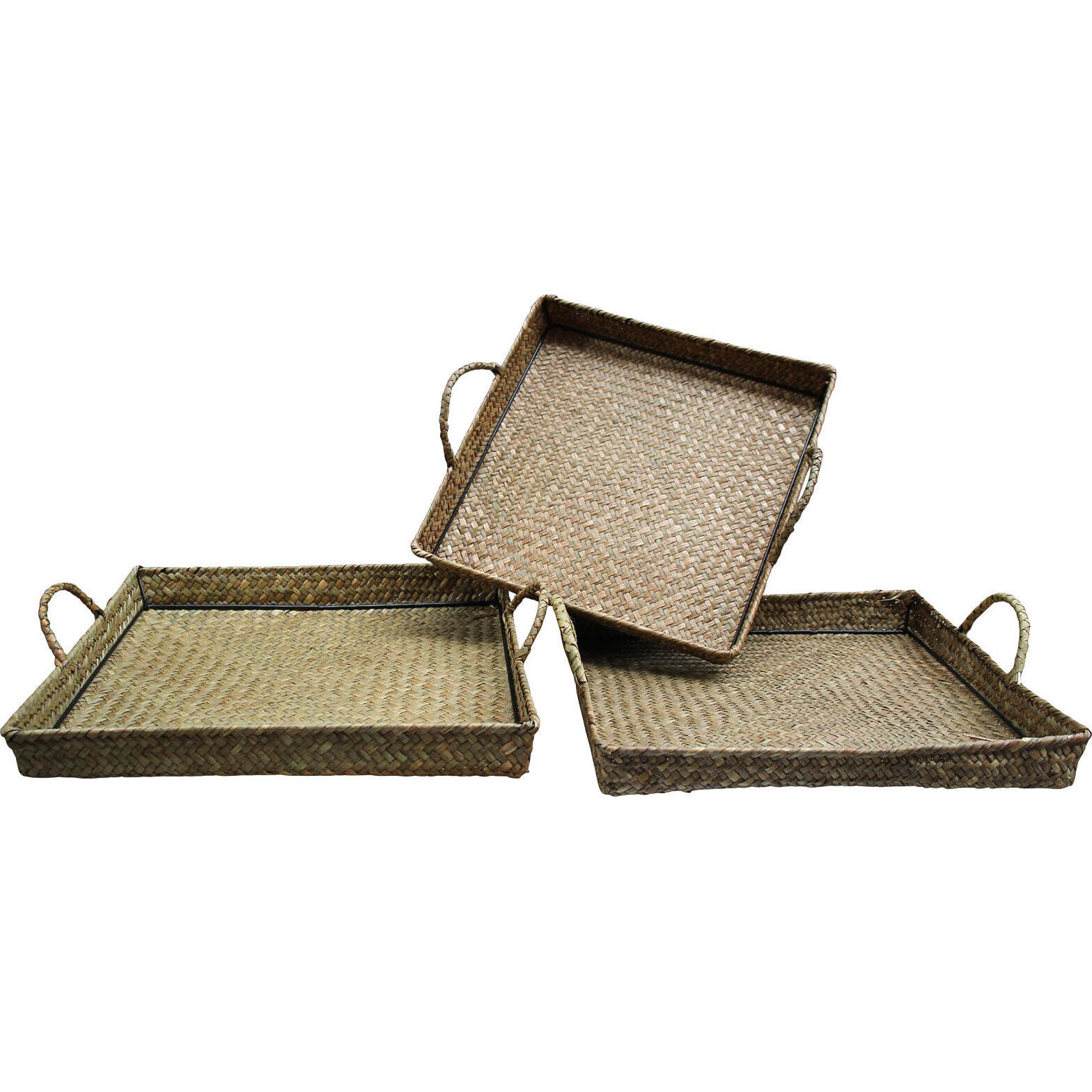 Woven Tray S/3 Natural