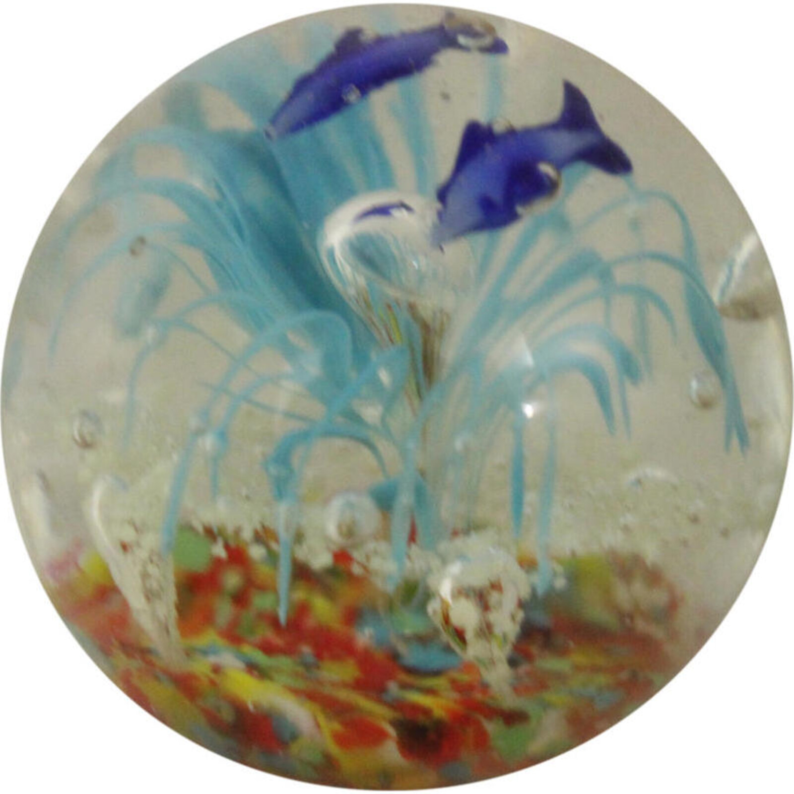 Paperweight Ball Twin Fish
