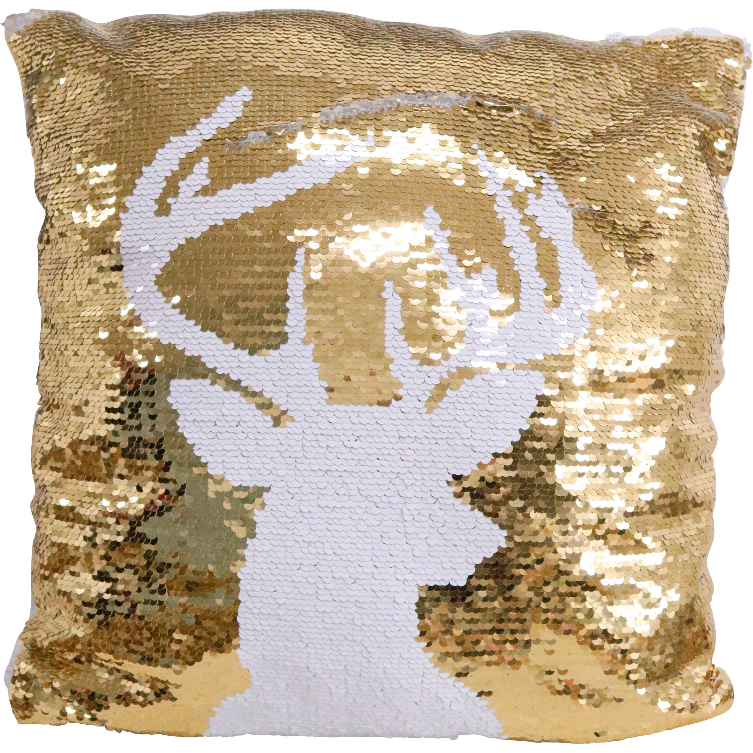 Cushion Sequin Deer