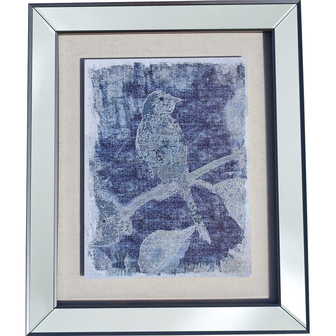 Framed Blue Bird Right