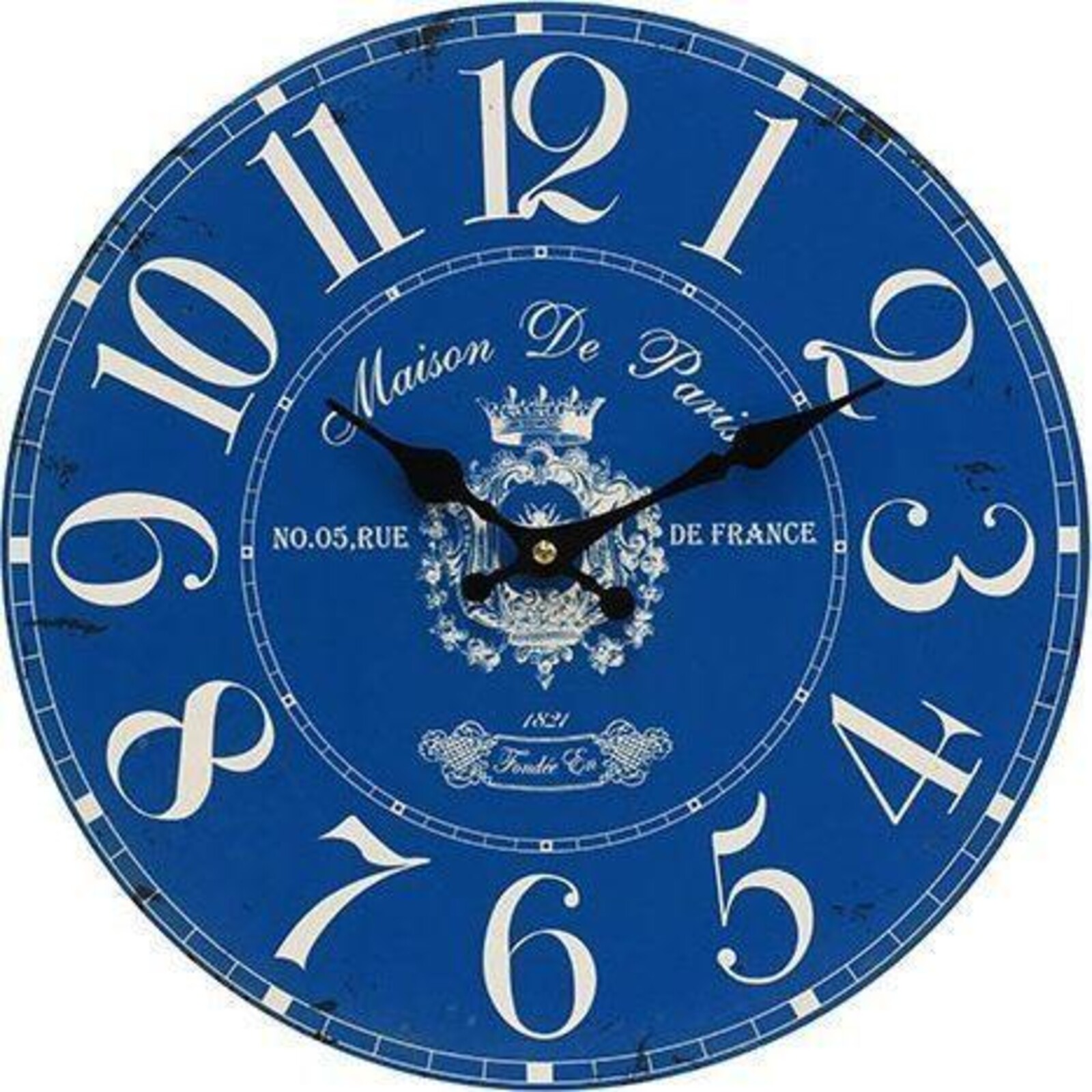 Clock French Blue 